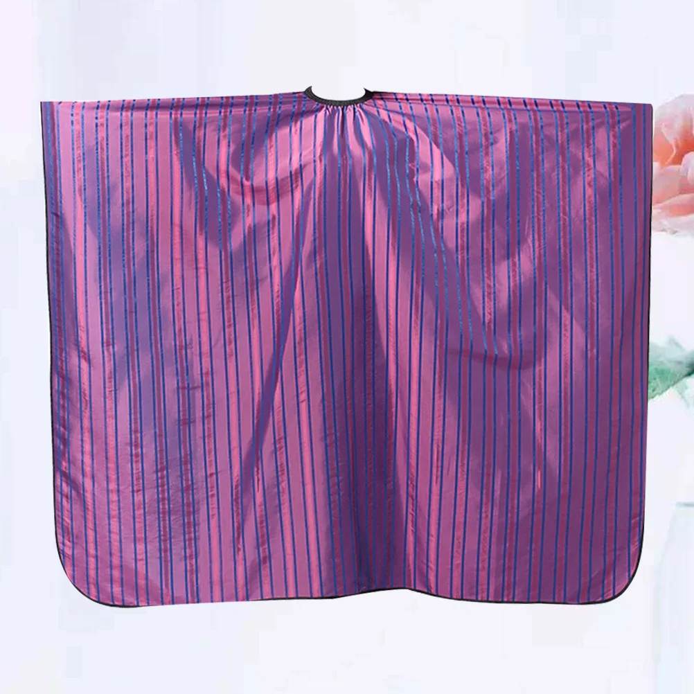 

Парикмахерская накидка с фиолетовой полосой, водонепроницаемая, устойчивая к пятнам, накидка для стрижки волос, парикмахерская накидка для мужчин и женщин