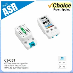 M5Stack ASR Unit CI-03T AI Offline Voice Recognition Module, UART Communication Interface for IoT Applications