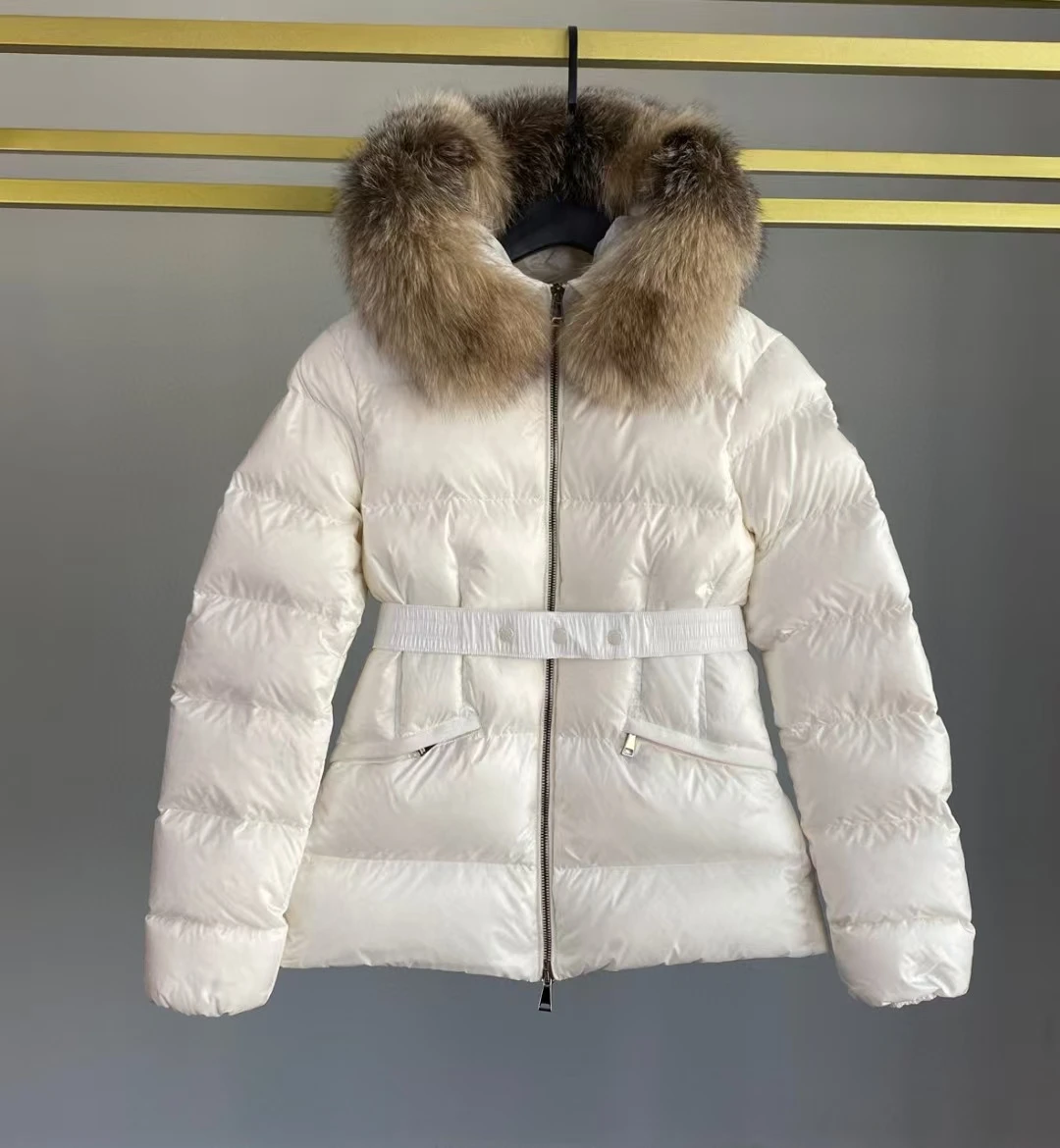 Moncl * r, chaqueta de Invierno para mujer, chaqueta gruesa con cremallera, chaquetas de plumón de 90 Ganso, moda, abrigo de invierno para mujer,