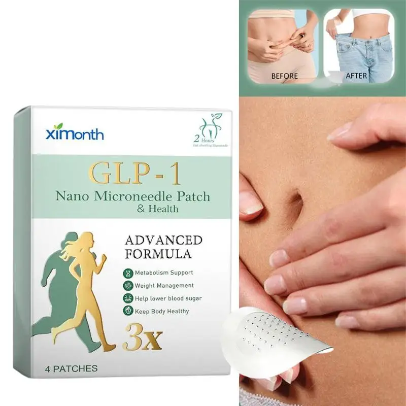 GLP-1 Weight Management Microneedle Patch For Blood Sugar Control Microneedle Patches To Boost Metabolism & Support Weight Loss