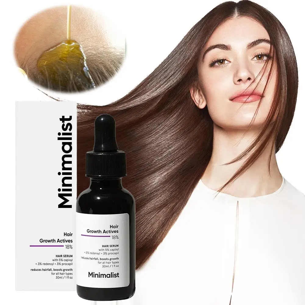 

Minimalist Hair Growth Serum Hair Dense Prevent Loss Nourishing Thick Hair Scalp Repair Anti Hair Loss Essence Hair Care