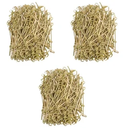 Paquete de 300/900 palillos de bambú para cóctel, palillos de dientes para aperitivos, 4 pulgadas
