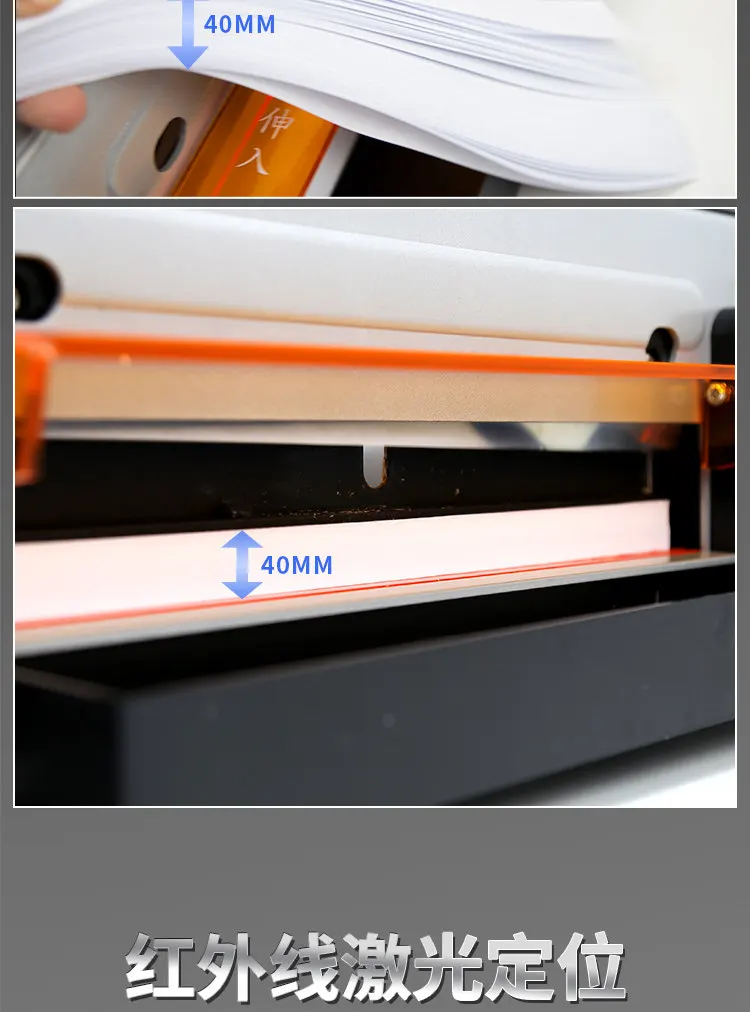 G400 Automatic Cutter Electric Trimmer Bidding Photo Book A4 Paper 40MM Thick Cu