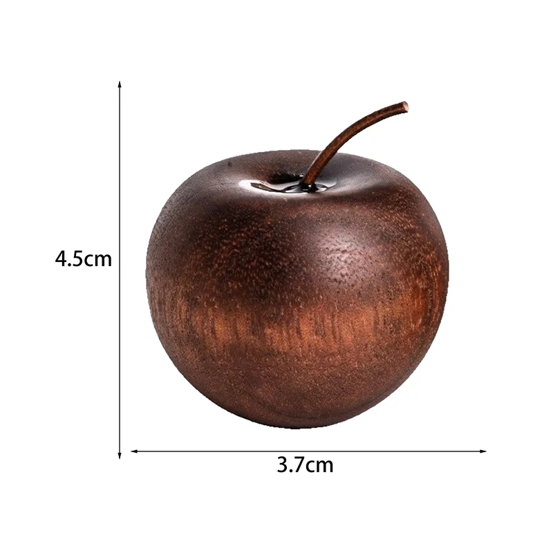 1pc/3pcs Of Wooden Apple Shaped Essential Oil Diffuser Fragrance Diffuser Suitable For Home Bathroom Car Decoration