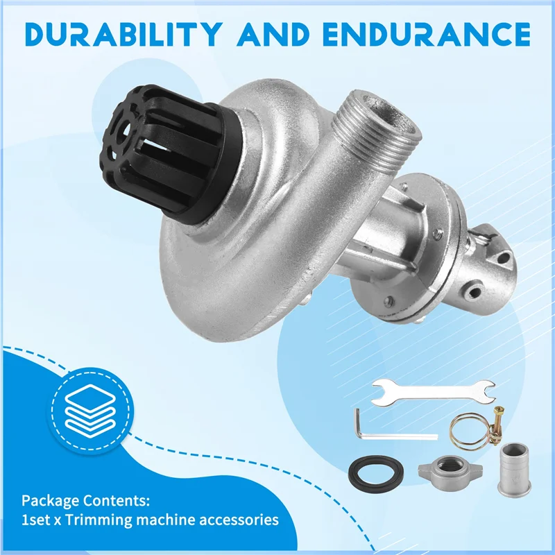 

Brush Cutter Grass Trimmer Lawn Mower Water Lift Pump Head 1 Inch Aluminum Alloy Trimmer Parts Garden Irrigation Tool Kit-AA98