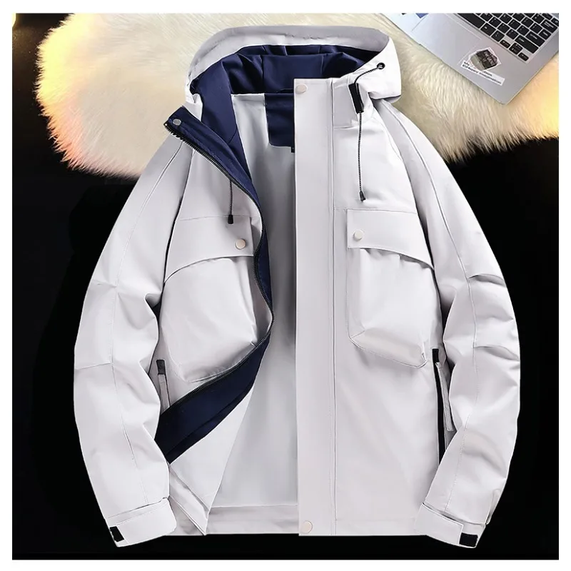 

Men's Outdoor High-quality Casual Versatile Hooded North Fase Comfortable Fashionable Cool Windproof Breathable Assault Suit