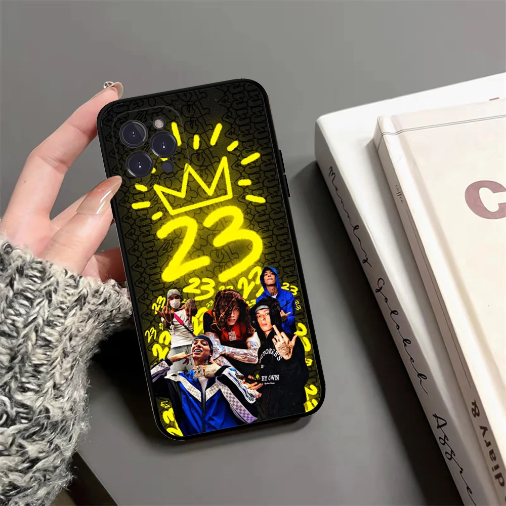 Rapper Central Cee Phone Case Silicone Soft For Iphone 15 14 13 12 11 Pro Mini XS MAX 8 7 6 Plus X XS XR Cover