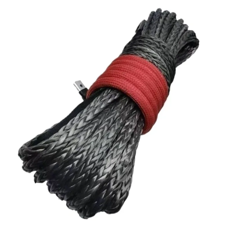 Off-road vehicle winch rope Polymer wear-resistant rope Nylon rescue trailer Genuine winch Electric