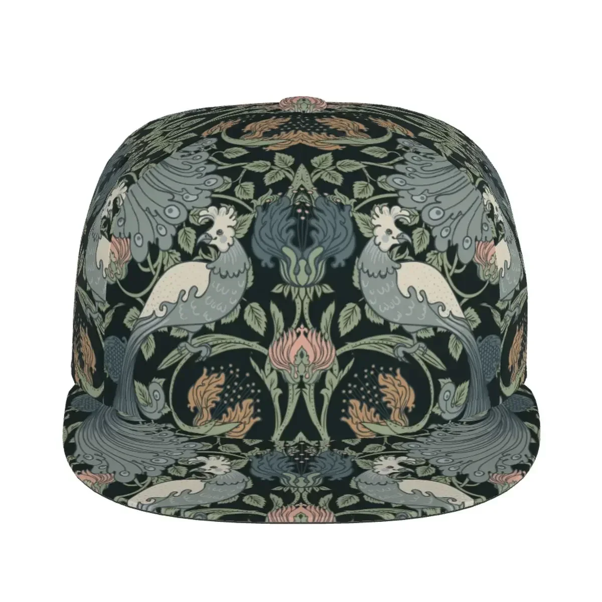 Vintage Wittle Bird Floral 3D Print Baseball Cap Casual Sun Hat Elegant Ethnic Style Fashion Stage Hip Hop Women Men