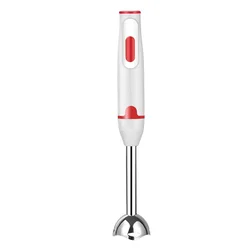 Immersion Hand Stick Blender Electric Food Vegetable Grinder Hand-Held Cooking Complementary Food Machine EU Plug Red