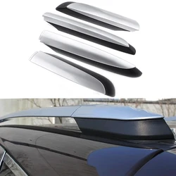 For Toyota RAV4 2013 2014 2015 2016 2017 2018 Roof Rack Rail End Cover Shell Cap Replacement Cover Shell ABS Black Silver 4PCS