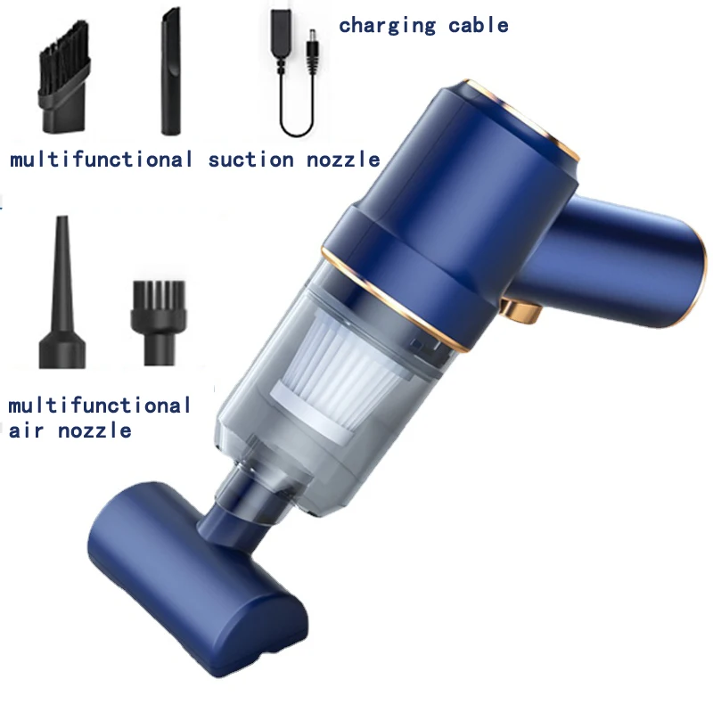 Sem fio handheld aspirador de pó para um carro escritório em casa máquina limpeza poeira lixo absorver 9000pa portátil mini aspirador