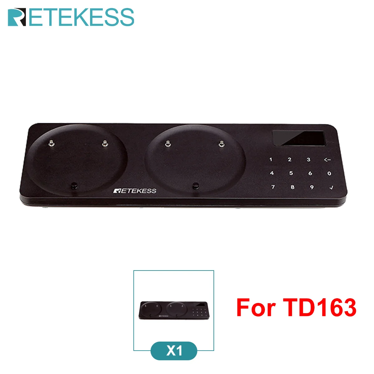 Retekess TD175S Bipeur Restaurant, Wireless Call System, avec Vibration, 500M, 7 Modes d'Appel, 10 Historiques de Requêtes, Beeper System pour Les Restaurants Rapides, Les Camions de Restauration