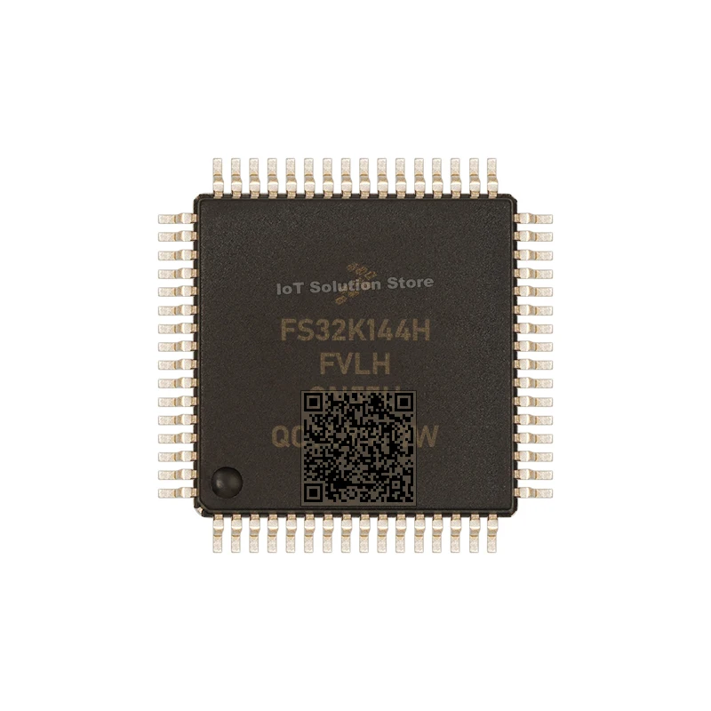 FS32K144HFT0VLHT S32K144 32-bit MCU, ARM Cortex-M4F, 512kB Flash, 80MHz, CAN-FD, FlexIO, 105°C, LQFP 64