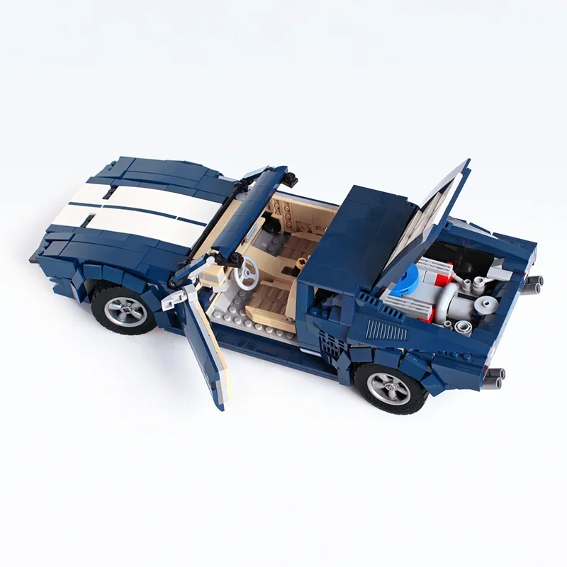 1166pcs MOC De Tomaso Pantera B Model Creator Experted Building Blocks Toys Construction Christmas Gift DIY Idea Kids Birthday view 5