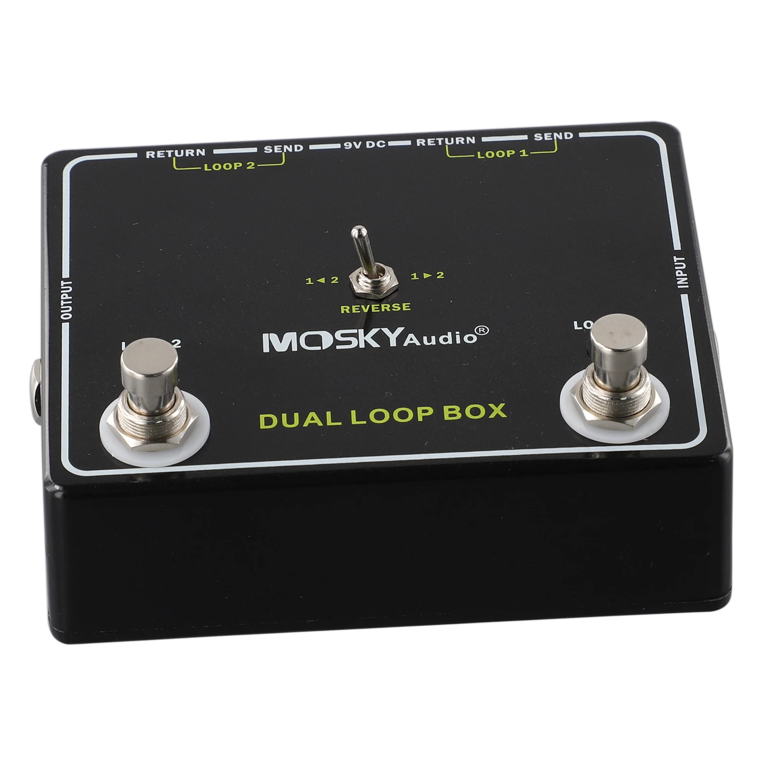 

120x95x34mm Guitar Effects Pedal Versatile Guitar Effects Pedal Amp Selector Tuner Output Current Supply Flexibility