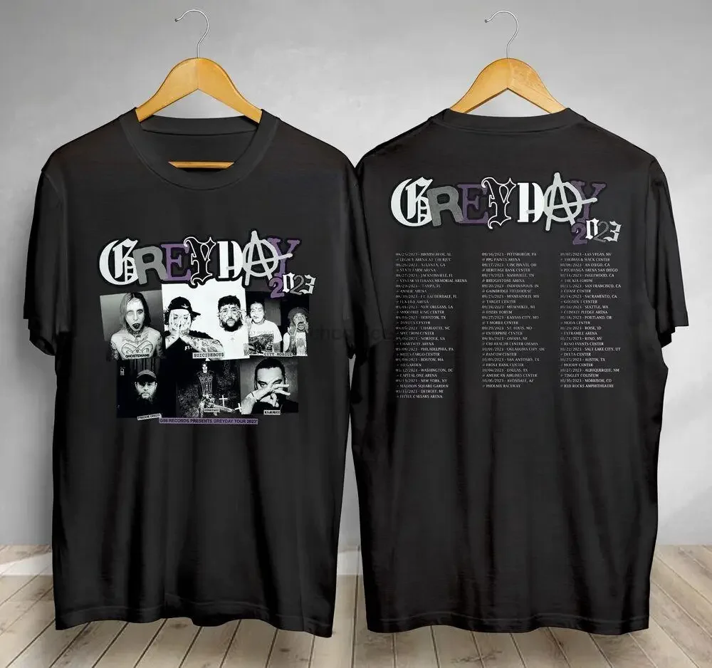 

$uicideboy$ Grey Tour Day Tour 2023 Concert Music Band T-Shirt Unisex Gift Fan