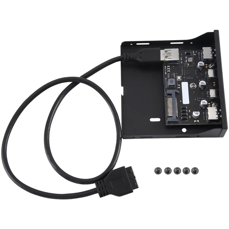 

AC56-Desktop Floppy Drive Bay Panel USB3.0 Front Panel Floppy Drive Bay HDD Tray 19/20PIN To USB3.0 Durable