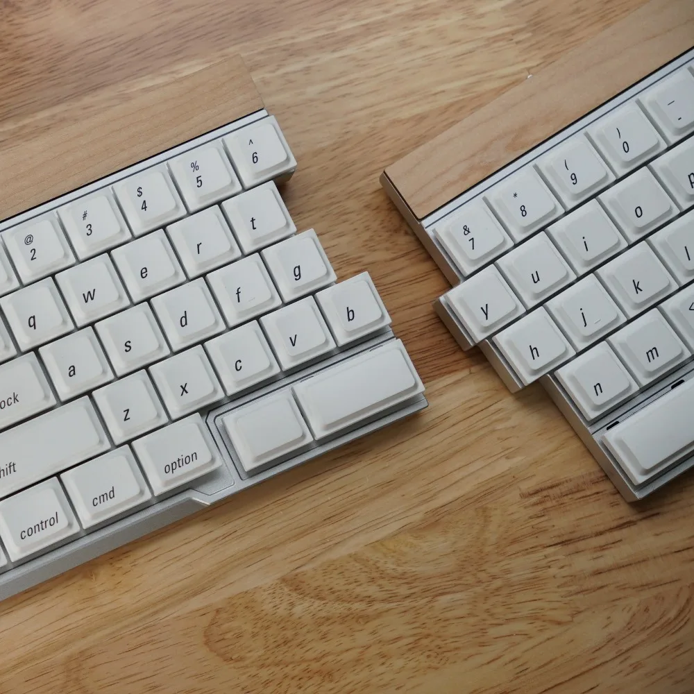 Teclado Jiffy75 Split JZF Hub Programável com Driver Web, Caixa de Alumínio, Hot Swap, Sem Fio, Tri-Modo, Teclado Ergonômico para Escritório, Presente