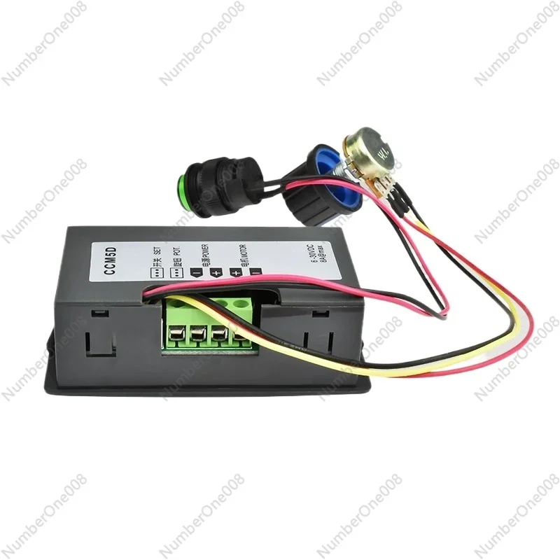 Digital Display PWM Controller CCM5D DC Motor Speed Regulator 12V 24V with Stepless Speed Control