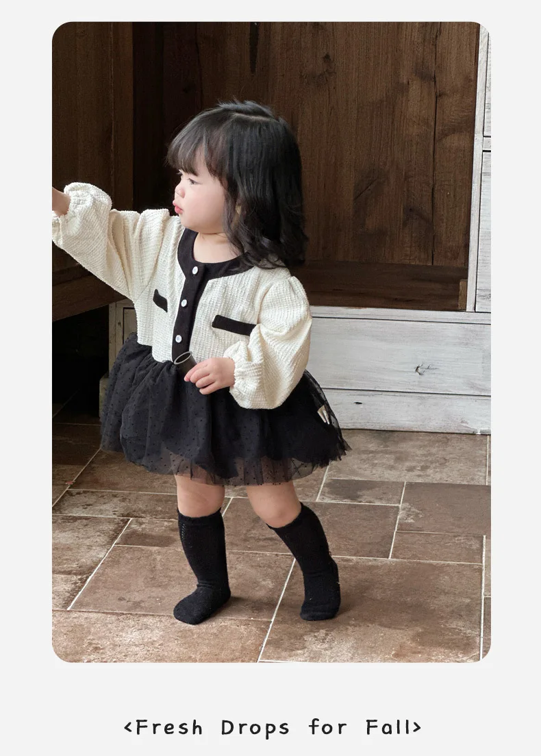 

Online Splicing Rompers 2025 Spring and Autumn New Temperament Casual and All-match Long Sleeve Rompers