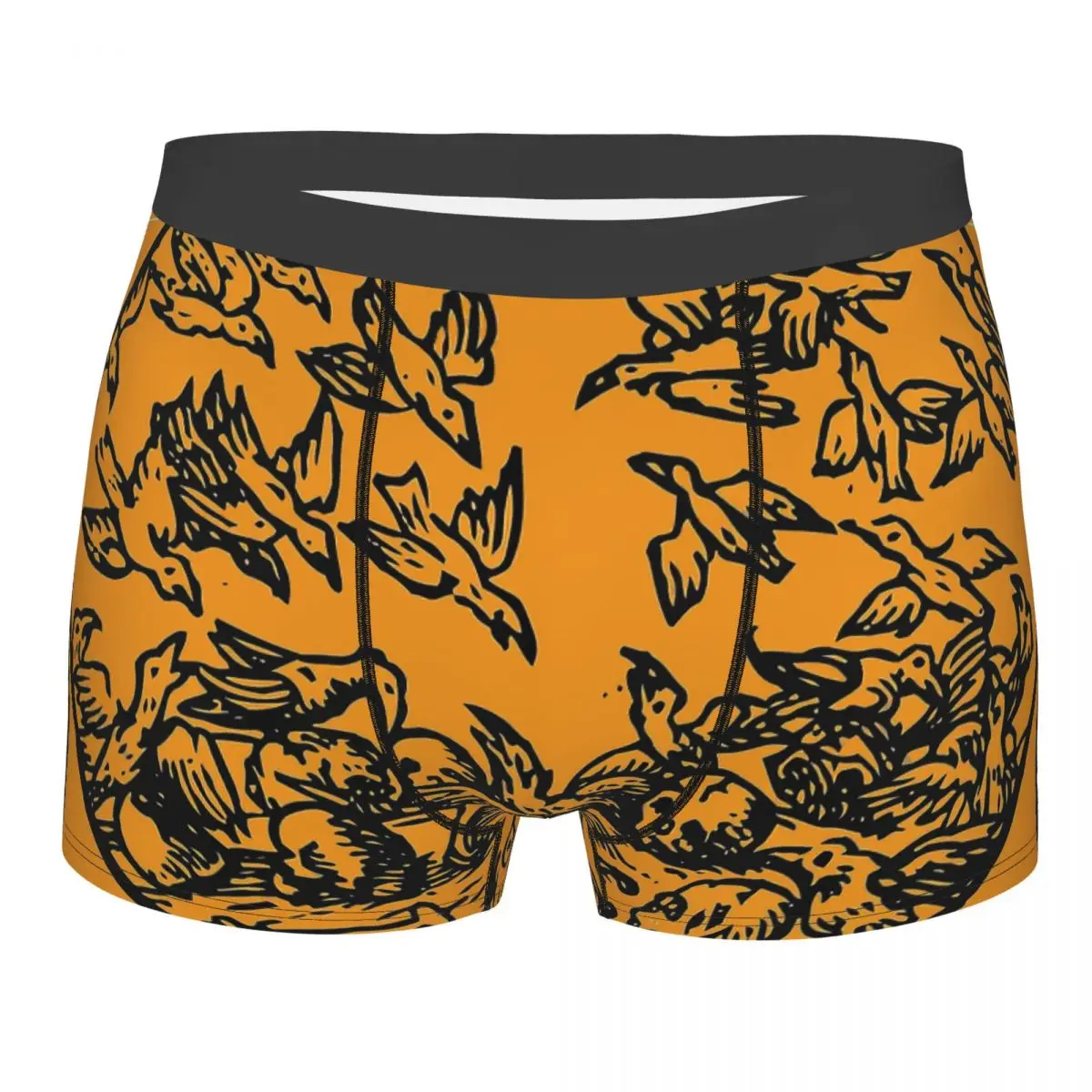 Death Becomes Skeleton Skull Bone Underpants Homme Panties Man Underwear Print Shorts Boxer Briefs