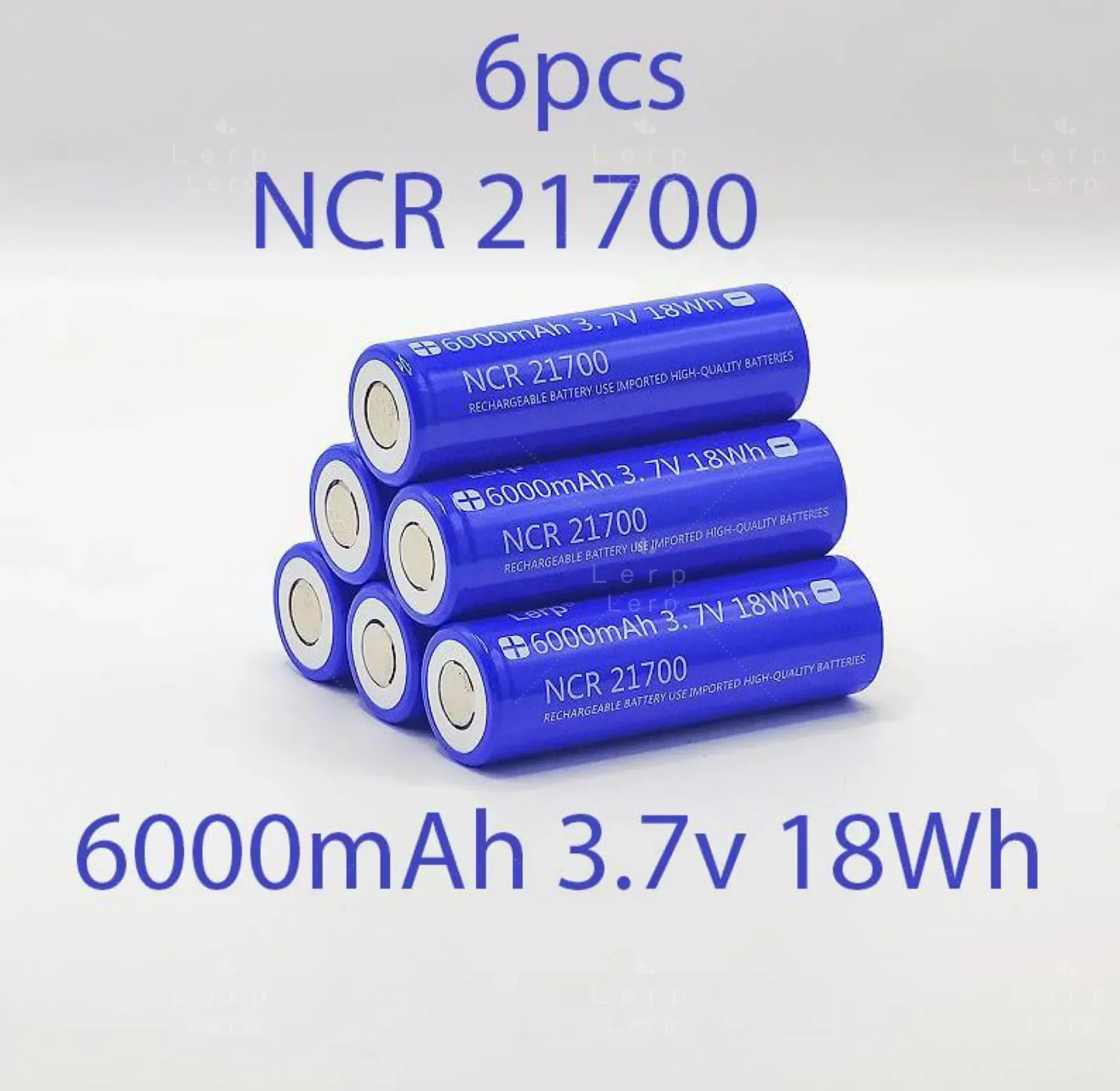 New 2024- Three element rechargeable lithium battery, large capacity lithium-48S, 3.7V, 6000mah, 21700, 9.5A, discharge rate 2C