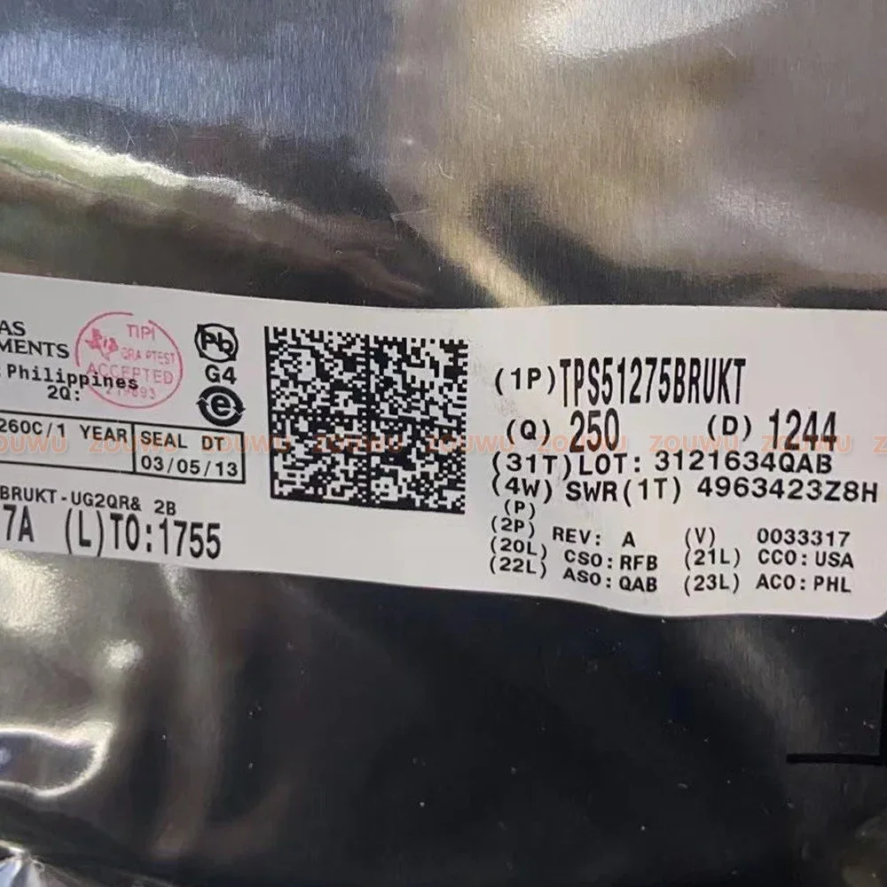 5PCS/LOT TPS51275BRUKT TPS51275BRUK TPS51275 QFN20 LILLARD store only sells 100% original products