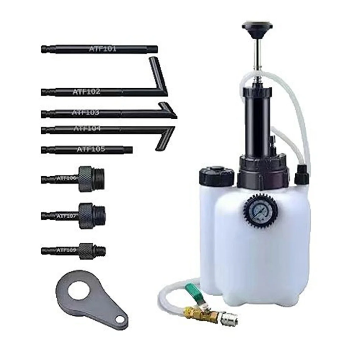 

3L Manual Transmission Oil Filling System Fluid Pump Tool Automatic Transmission with Adapter Brake Oil