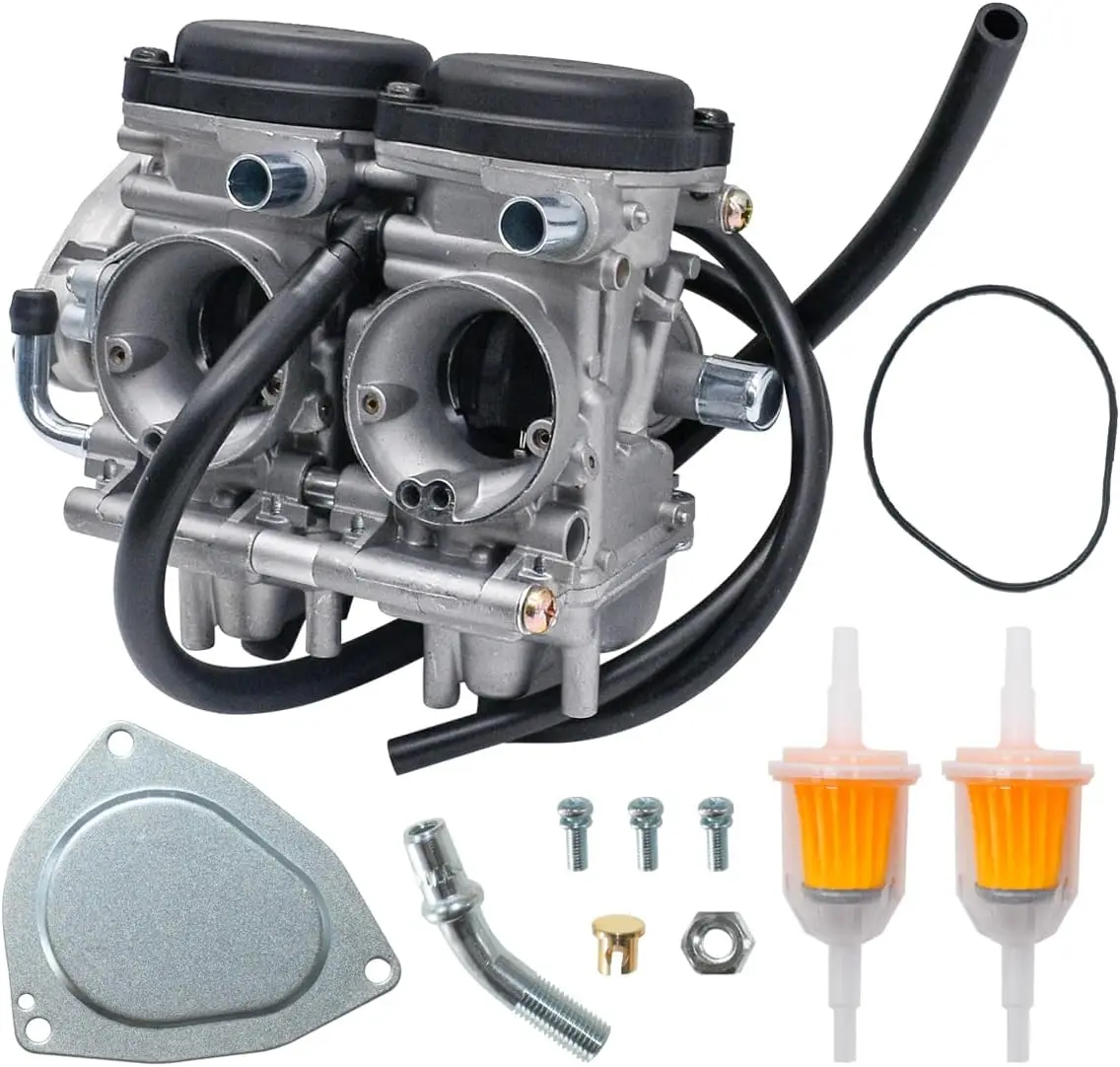 Raptor 660 Carburetor For Yamaha Raptor 660 660R YFM660R 2001 2002 2003 2004 2005 Carb with Air Filter Fuel Valve Petcock