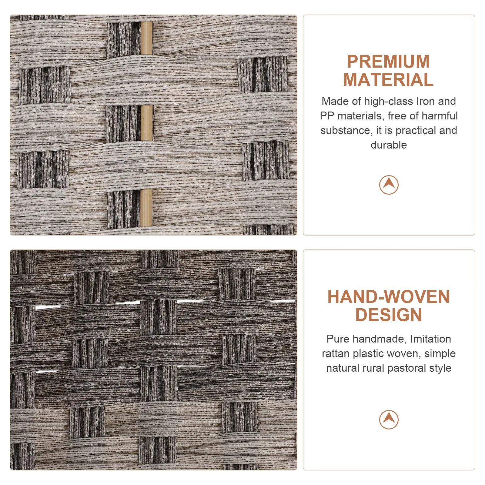 가정용 수납 바구니 인조 라탄 장식 다용도 책상 정리함 홈 용품 사무실 테이블 바구니