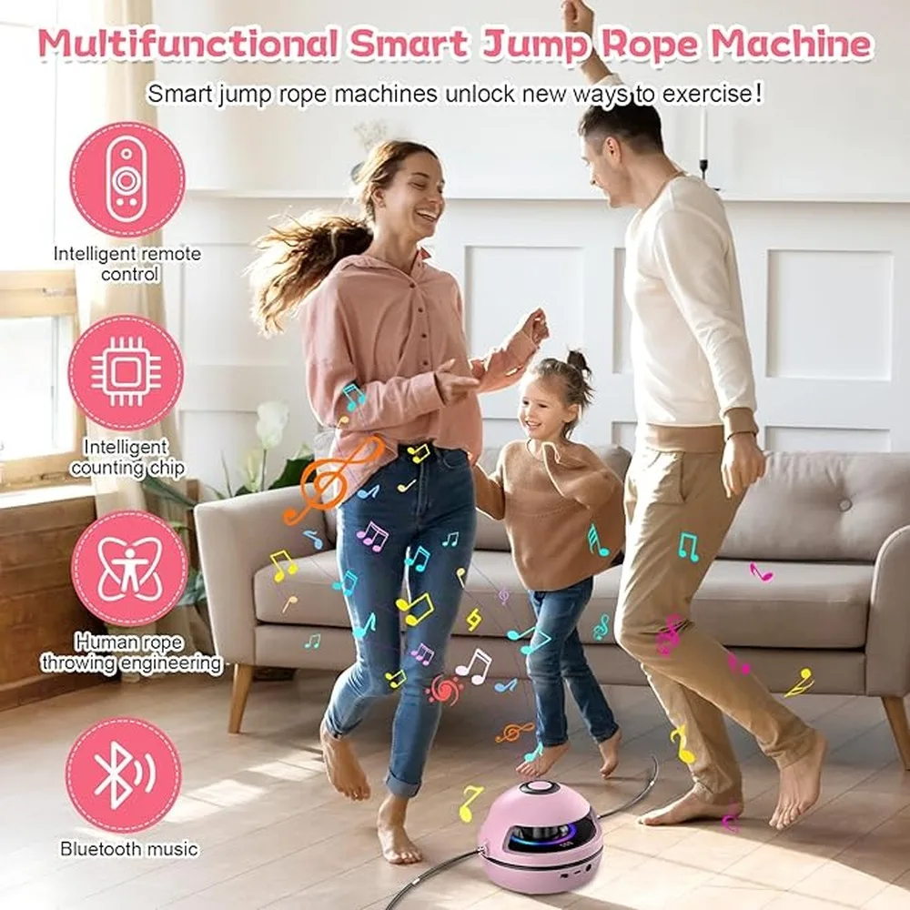 ABS Automatic Counting Jump Rope Smart Bluetooth Electric Wireless Fitness Equipment Home Exercise