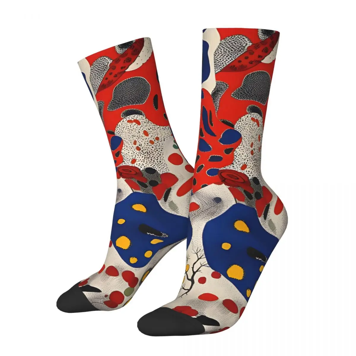 Calcetines de compresión con patrones geométricos abstractos para hombre y mujer, calcetín moderno Unisex, estilo Harajuku, sin costuras