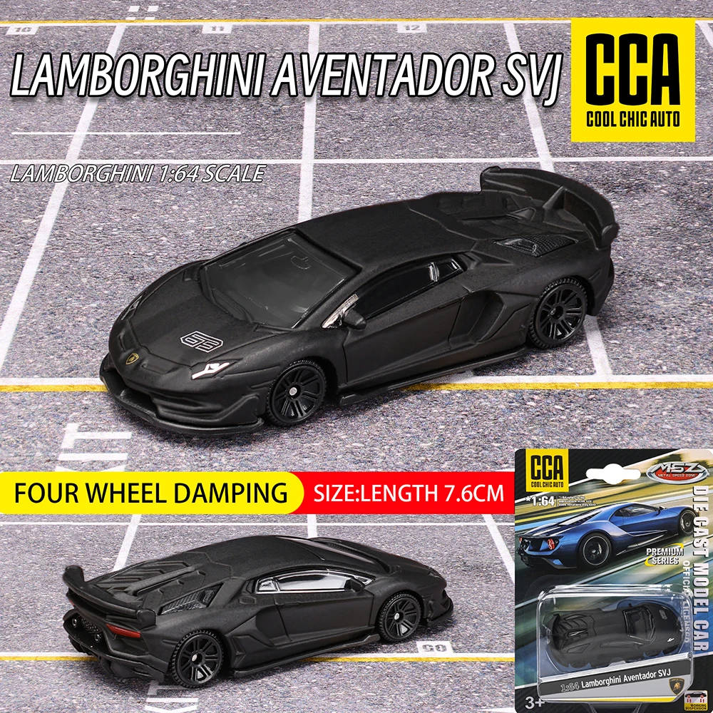 CCA msz 1:64 models of Lamborghini Exquisite hanging classic static car model alloy die-casting car model collection gift toy