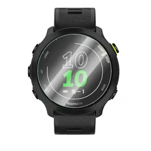 Bilashmart 2 Tempered Glass Protective Film Garmin Forerunner 55 Forerunner 158 Anti scratch Screen Protector Film Accessories