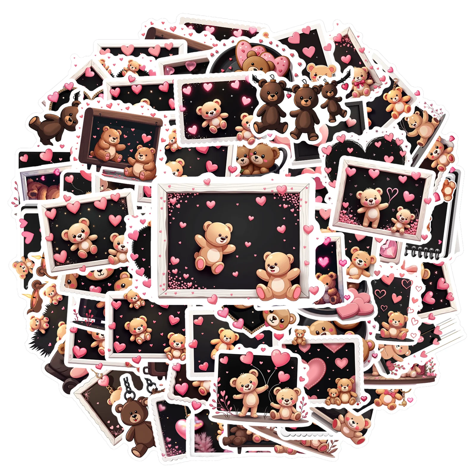 35 قطعة-70 قطعة ملصقات الكرتون لطيف مضحك ملصقات ملصقات صناعة يدوية لأجهزة الكمبيوتر المحمول الأمتعة سجل القصاصات مذكرات ملصق DIY بها بنفسك الهاتف المحمول #2