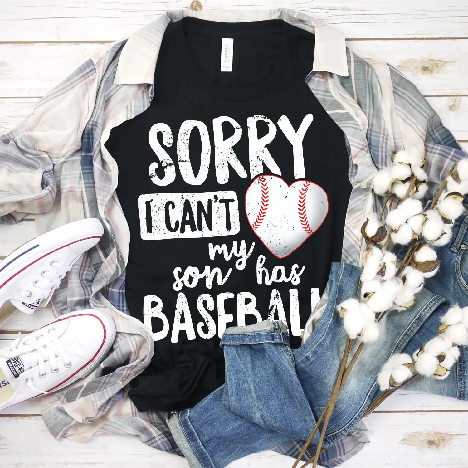 

Sorry I Can t My Son Has Baseball Shirt Grandma Mom