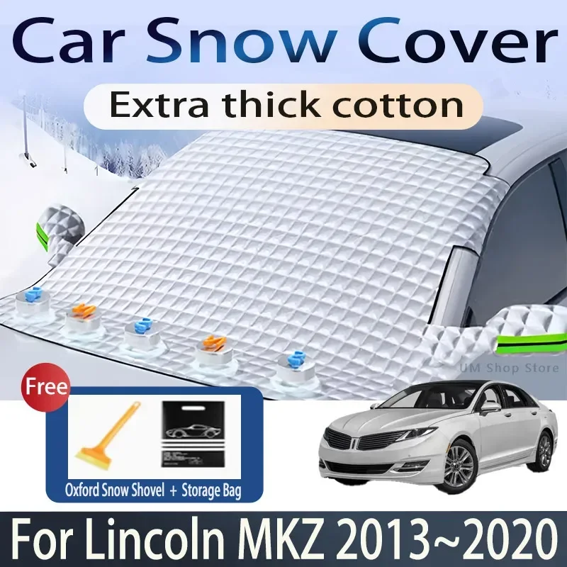 Car Cover For Lincoln MKZ 2013~2020 2014 2015 Front Windshield Snow Ice Shield Protector Window Shade Cover Exterior Accessories