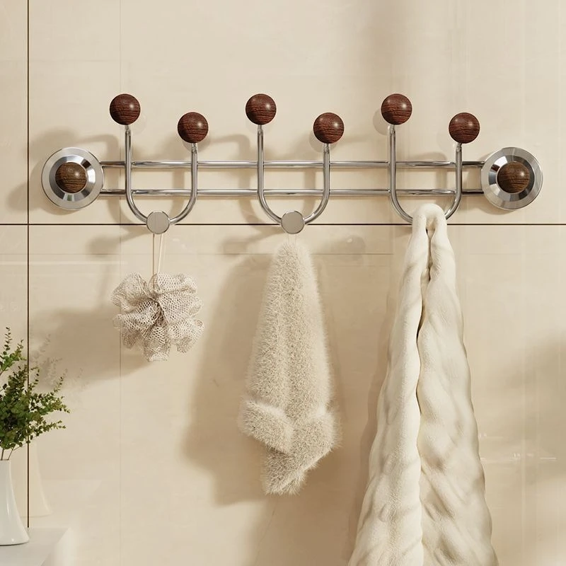 

Modern Suction Cup Coat Racks Design Luxury Stainless Steel Coat Racks Nordic Removable Keys Storage Rack Room Ornament