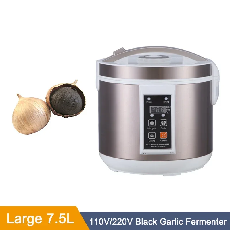 Fermentador de ajo negro Kimchi, arroz dulce, vino y Natto, dispositivo completamente automático, cocina de ajo de clavo múltiple, yogurtera de 7,5 L