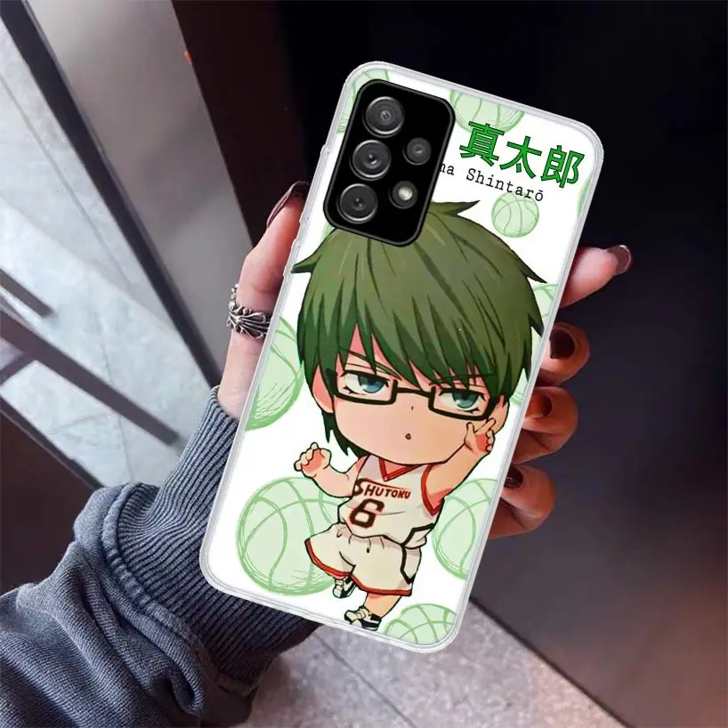 Kuroko Basketball Anime Phone Case For Samsung Galaxy A15 A14 A13 A12 A55 A54 A53 A52 A35 A34 A33 A32 A25 A24 A23 A22 A04S A03S