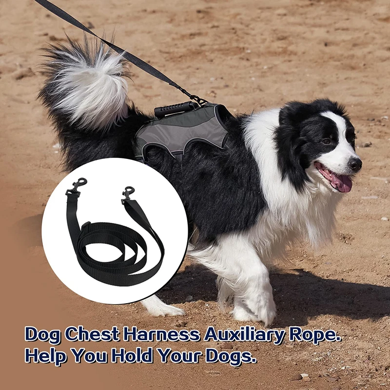 Benepaw  No Pull Tactical Dog Harness Leash Set Sturdy Reflective Training Pet Harness Easy Control For Small Medium Large Dogs