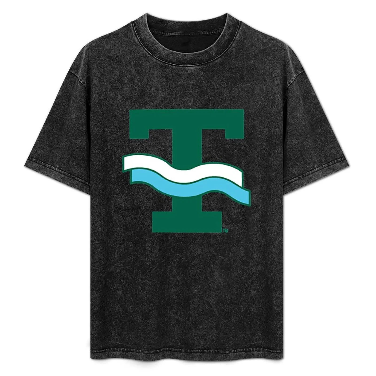 

Tulane University Green Wave Vintage Logo T-Shirt Holiday Party T-Shirt for Men