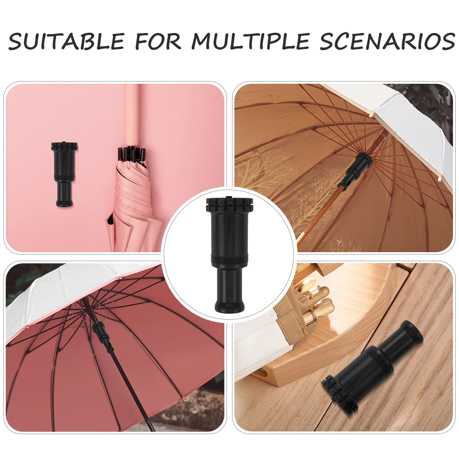 

Long Pole Umbrella Accessories 8/16 Ribs Durable Plastic Replacement Parts Folding Rain Umbrella Components Outdoor Furniture