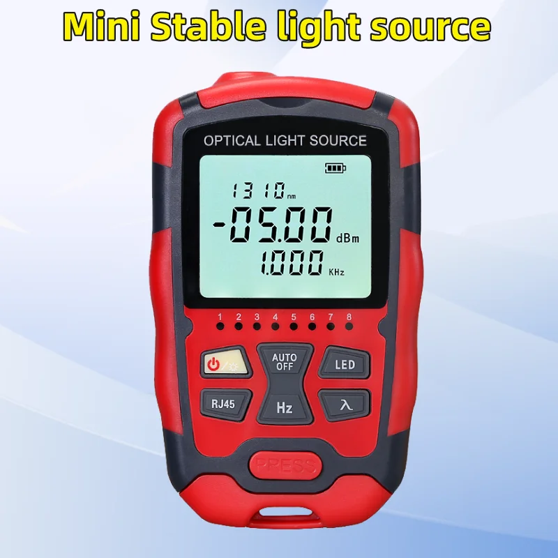 COMPTYCO AUA-M1315/MC1315 Mini Stable Light Source Single Mode 1310nm/1550nm Fiber Optic Cable Tester Tools 270Hz/1000Hz/2000Hz