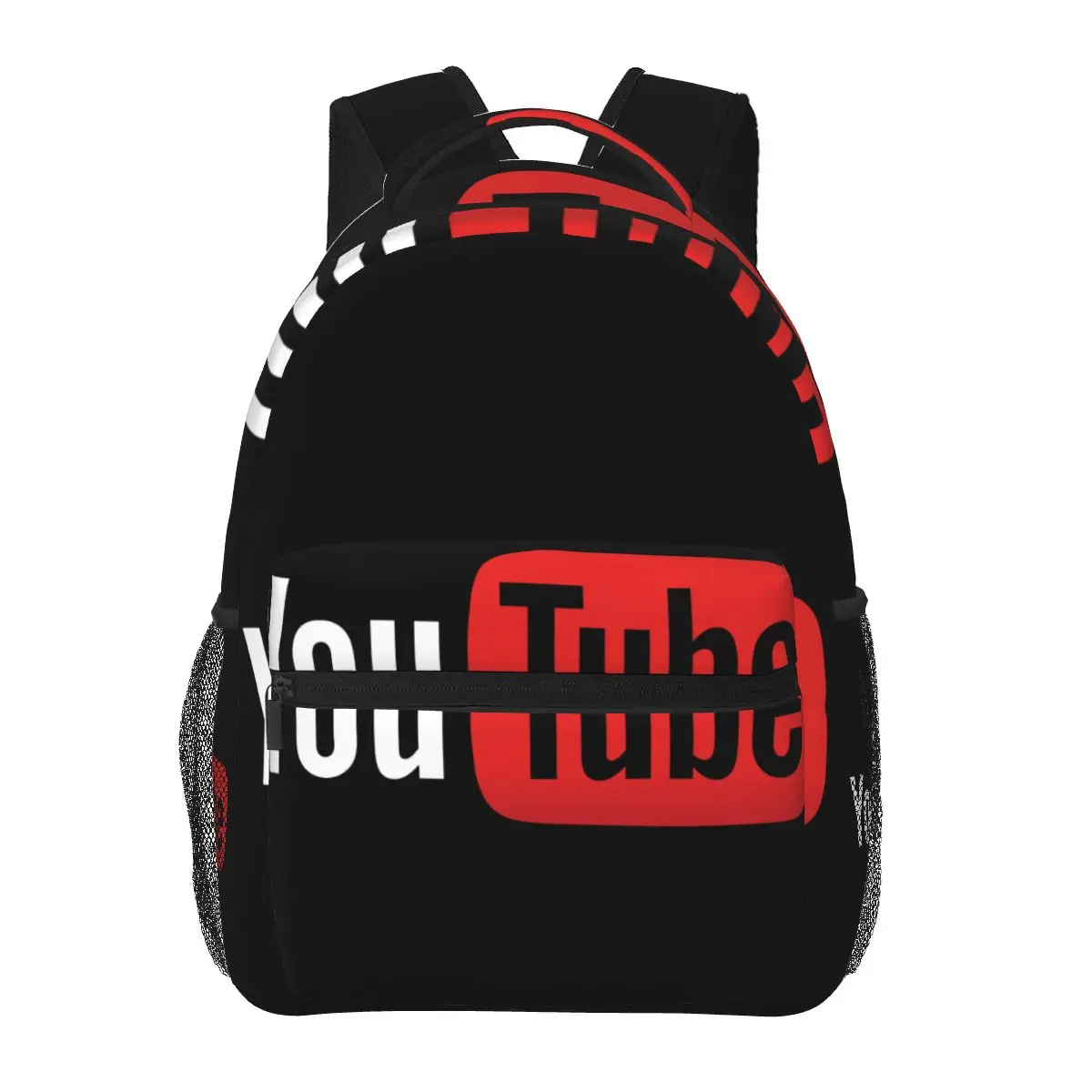 

YouTube Logo Casual Backpack Unisex Students Leisure Travel Computer Backpack