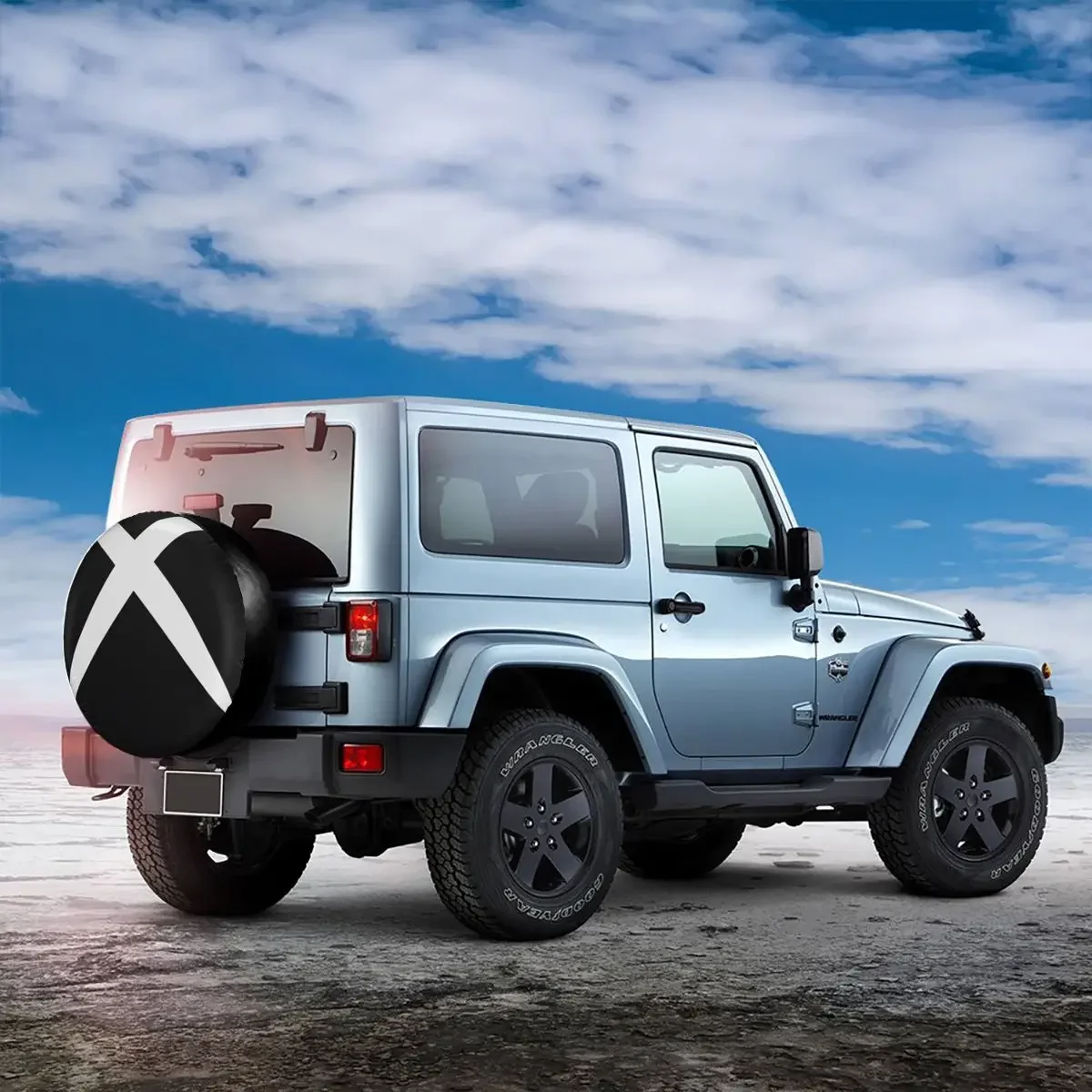 الكلاسيكية Xbox شعار الغيار غطاء الإطارات حقيبة الحقيبة لعبة فيديو ألعاب عاشق عجلة يغطي ل جيب هوندا 14 "15" 16 "17" بوصة #3