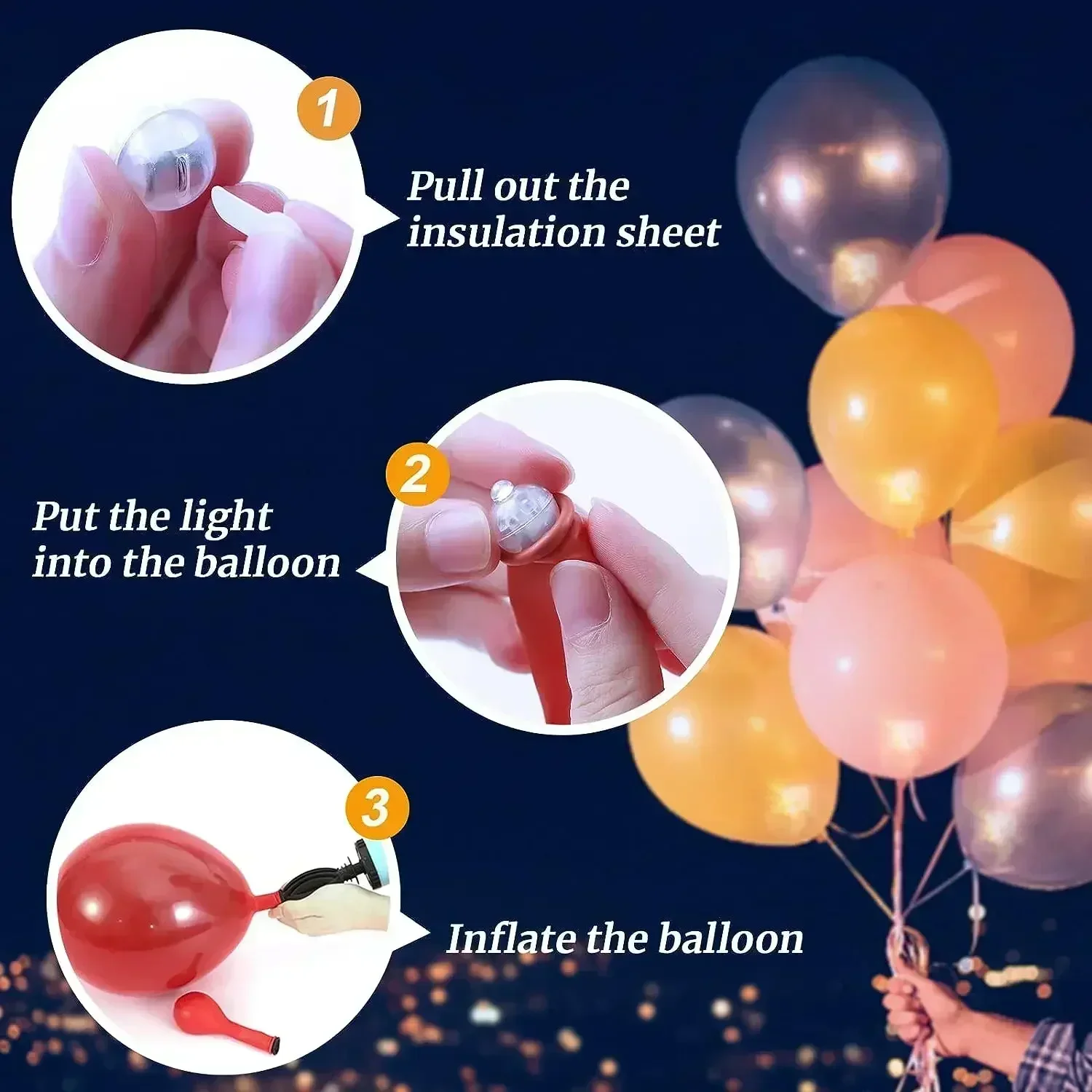 Mini ballon lumineux rond avec flash LED RVB, gobelet boule, lampe Shoous, lanterne pour Noël, mariage, anniversaire, décor, 6 couleurs, 10-50 pièces