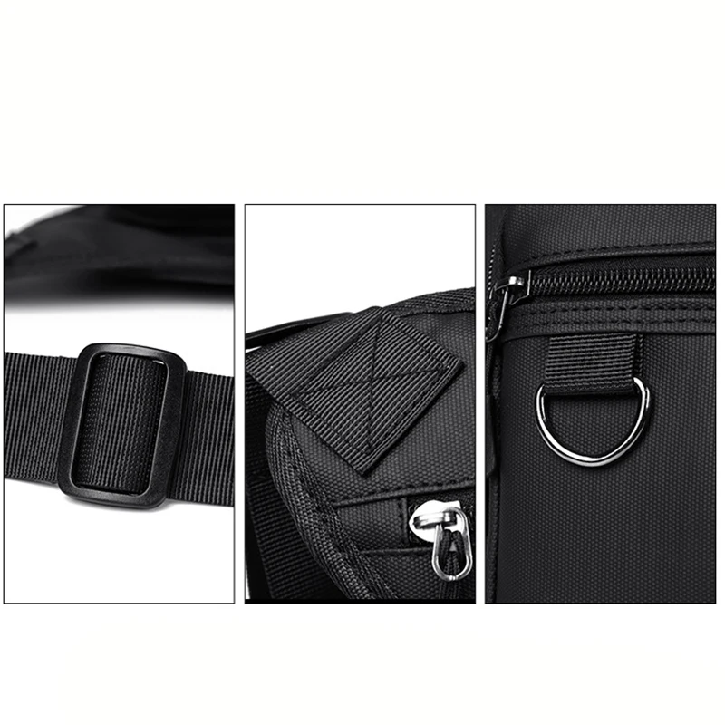 Tactical Travel Bag Waterproof Motorcycle Waist Leg Bag Men Hip Bum Pack Leg Side Bag Ride Bags Outdoor Casual Fanny Pack Bag image 4
