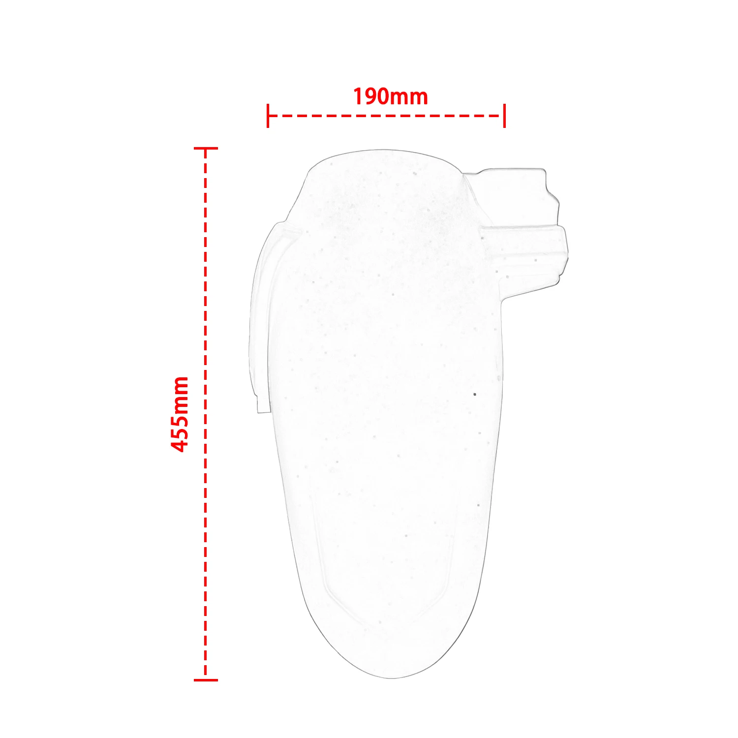 Motorcycle parts For YAMAHA XMAX 300 250 XMAX300 V3 2025 Rear Fender Mud Splash Guard Protector Guard Cover